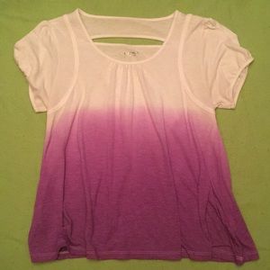 Purple and White Ombré T-shirt